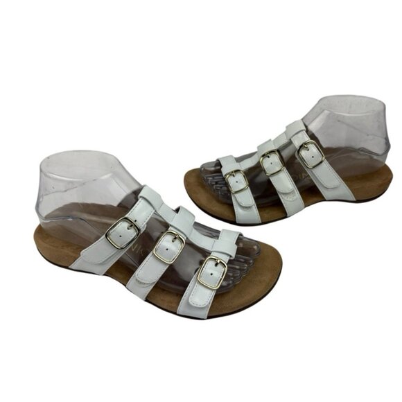 *Vionic Misa Comfort Sandal Womens Size 6W White Orthopedic Slide Summer Shoe - Picture 5 of 12